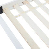 Safavieh Alyson Wood King Bed Frame White Wash Wood  BSC2000A-K-3BX