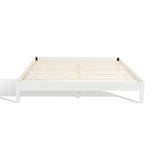 Safavieh Alyson Wood King Bed Frame White Wash Wood  BSC2000A-K-3BX