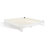 Safavieh Alyson Wood King Bed Frame White Wash Wood  BSC2000A-K-3BX