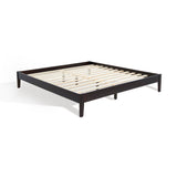 Safavieh Alyson Wood King Bed Frame Espresso Wood  BSC2000B-K-3BX