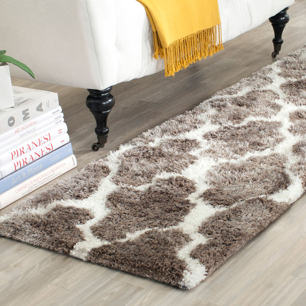 Barcelona Shag 319 Hand Tufted Plush Rug - Luxurious 1.75-Inch Pile, 80% Polyester for Comfort
