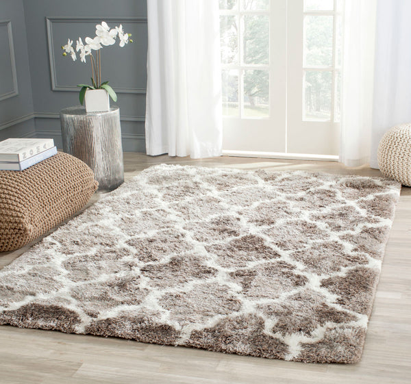 Barcelona Shag 319 Hand Tufted Plush Rug - Luxurious 1.75-Inch Pile, 80% Polyester for Comfort