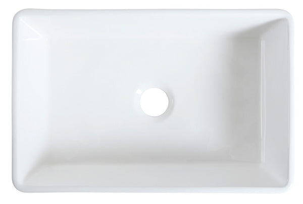 Farmhouse Porcelain Ceramic Rect 30In Kitchen Sink