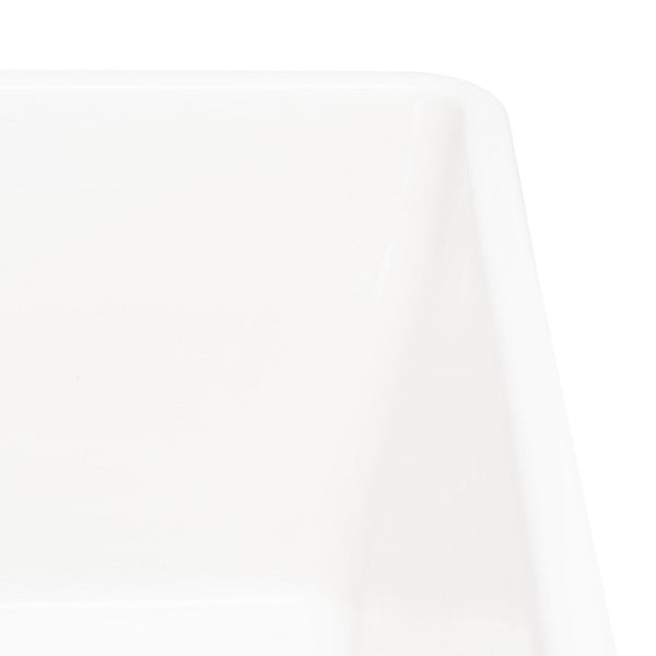 Safavieh Farmhouse Kitchen Sink,33X18In Ceramic White Ceramic BSK6294A