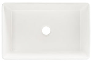 Safavieh Farmhouse Kitchen Sink,33X18In Ceramic White Ceramic BSK6294A