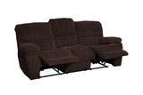 Porter Designs Chandler with Table Contemporary Reclining Sofa Brown 03-201-01-9093