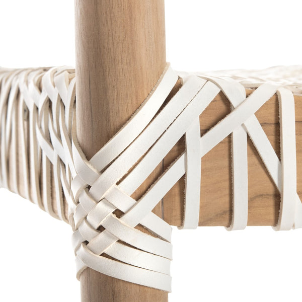 Safavieh Bandelier Barstool in Natural and White BST1005A 889048739710