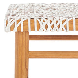 Safavieh Kaleo Woven Leather Counter Stool BST1016A