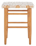 Kaleo Woven Leather Counter Stool