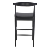 Safavieh Lionel Retro Bar Stool Black Wood BST1503B