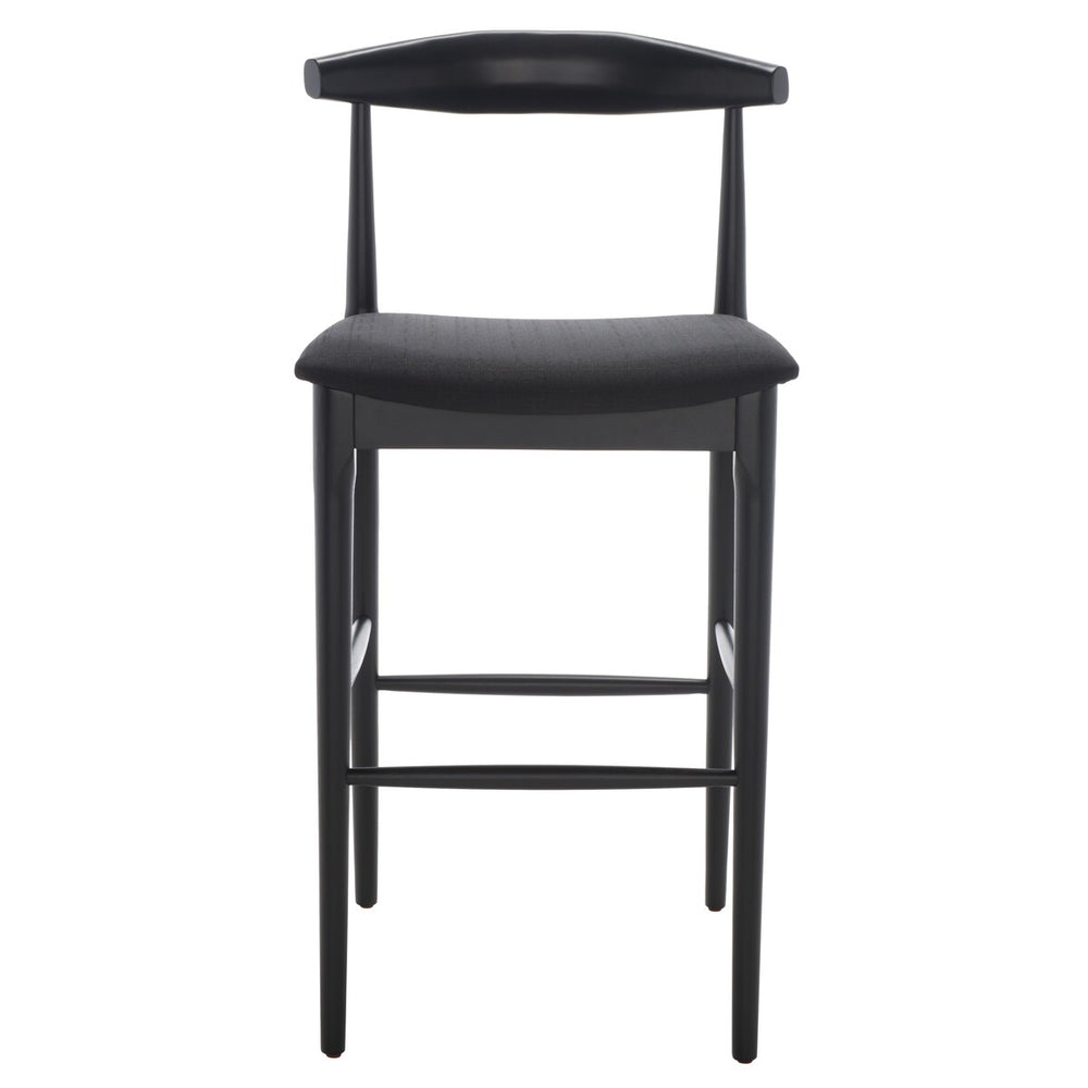 Safavieh Lionel Retro Bar Stool Black Wood BST1503B