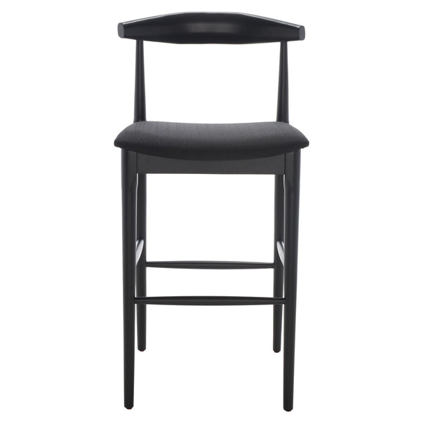 Safavieh Lionel Retro Bar Stool Black Wood BST1503B