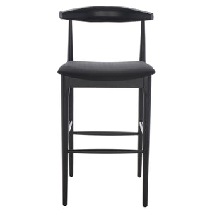 Safavieh Lionel Retro Bar Stool Black Wood BST1503B