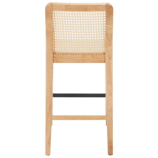 Safavieh Benicio Rattan Counter Stool - Set of 2 Natural BST1506D-SET2