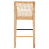 Safavieh Benicio Rattan Counter Stool - Set of 2 Natural BST1506D-SET2