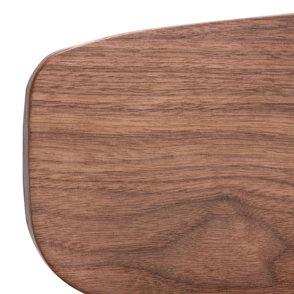 Ryker Barstool Walnut / Grey Metal BST3008B