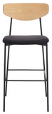 Ryker Barstool Oak / Black Metal BST3008C