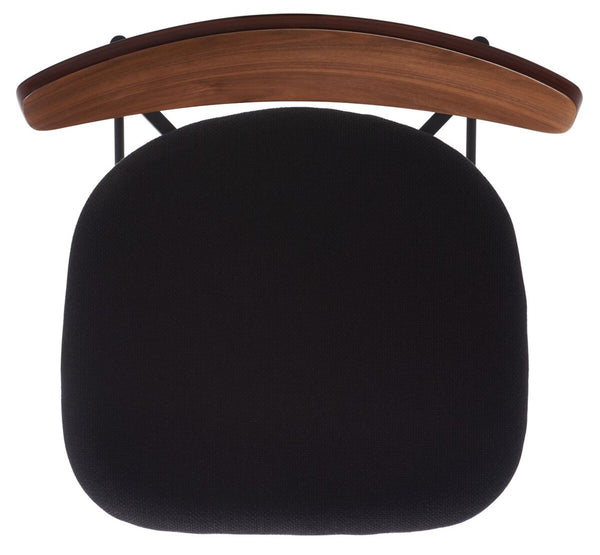 Ryker Counter Stool Walnut / Black Metal BST3009A