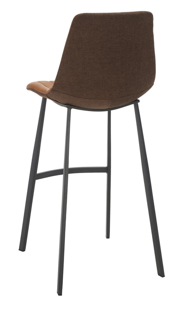 Safavieh Rhyatte Bar Stool  Cognac / Black   BST3018A