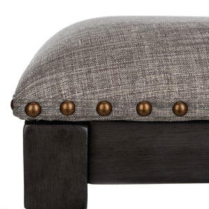 Safavieh Preston Counter Stool in Grey and Grey Walnut BST6401B-SET2 889048752467