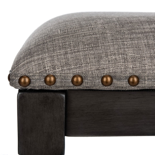 Safavieh Preston Counter Stool in Grey and Grey Walnut BST6401B-SET2 889048752467