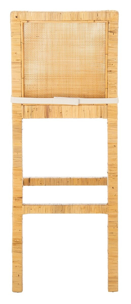 Tojo Cane Bar Stool W/ Cushion