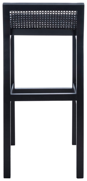 Safavieh Saito Low Back Cane Bar Stool BST9501D