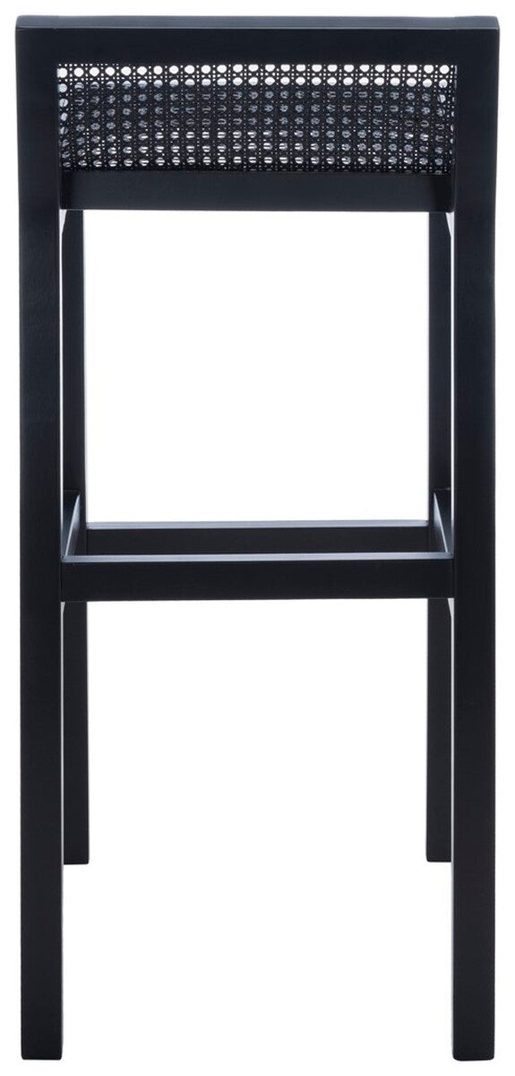 Safavieh Saito Low Back Cane Bar Stool BST9501D