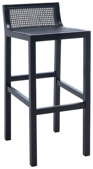 Safavieh Saito Low Back Cane Bar Stool BST9501D