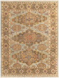 Biscayne BSY-2303 Traditional NZ Wool Rug BSY2303-810 Aqua, Butter, Burnt Orange, Cream, Bright Blue, Dark Green, Grass Green 100% NZ Wool 8' x 10'