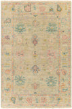 Biscayne BSY-2306 Traditional NZ Wool Rug BSY2306-913 Rose, Camel, Khaki, Taupe, Butter, Teal, Sage 100% NZ Wool 9' x 13'