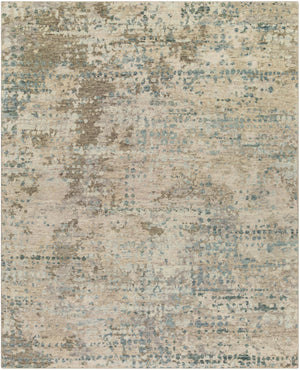 Biscayne BSY-2308 Modern NZ Wool Rug BSY2308-810 Teal, Sage, Dark Green, Medium Gray, Khaki 100% NZ Wool 8' x 10'