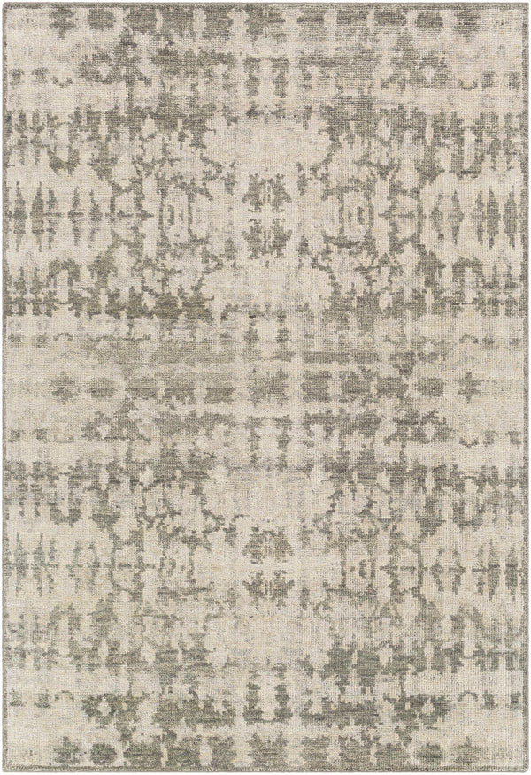 Biscayne BSY-2309 Modern NZ Wool Rug BSY2309-913 Sage, Ivory, Taupe, Medium Gray, Dark Green, Dark Brown 100% NZ Wool 9' x 13'