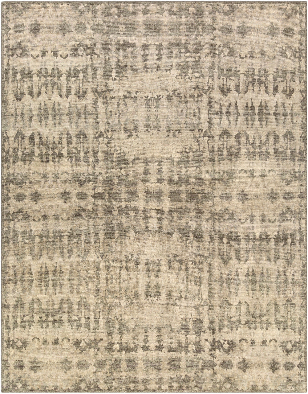 Biscayne BSY-2309 Modern NZ Wool Rug BSY2309-913 Sage, Ivory, Taupe, Medium Gray, Dark Green, Dark Brown 100% NZ Wool 9' x 13'