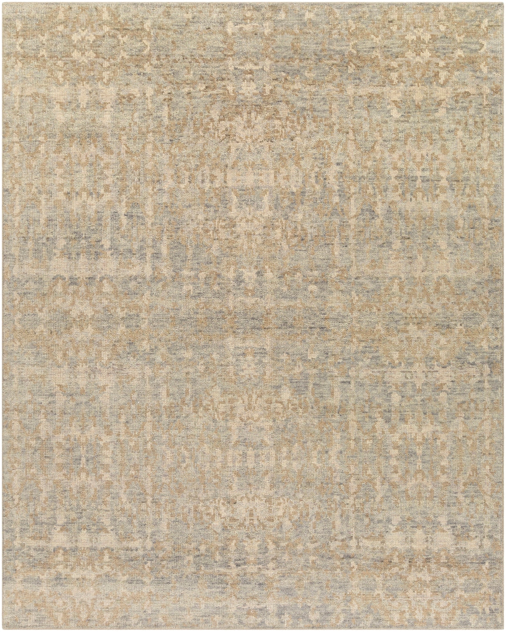 Biscayne BSY-2310 Modern NZ Wool Rug BSY2310-913 Teal, Beige, Khaki, Tan, Medium Gray, Seafoam, Light Gray 100% NZ Wool 9' x 13'
