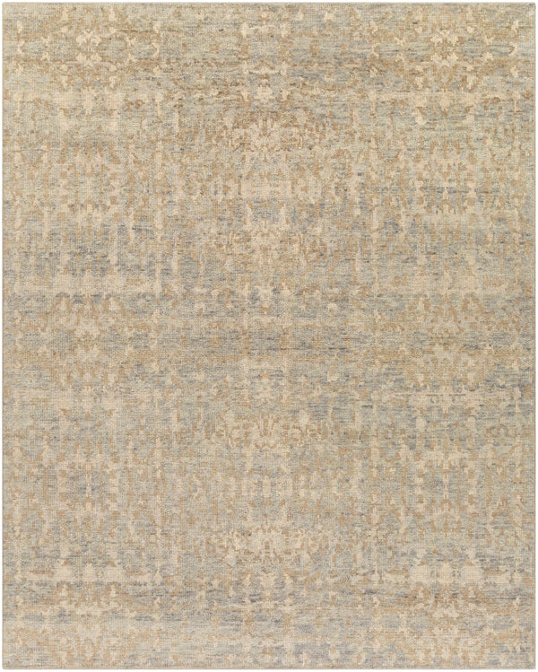 Biscayne BSY-2310 Modern NZ Wool Rug BSY2310-810 Teal, Beige, Khaki, Tan, Medium Gray, Seafoam, Light Gray 100% NZ Wool 8' x 10'