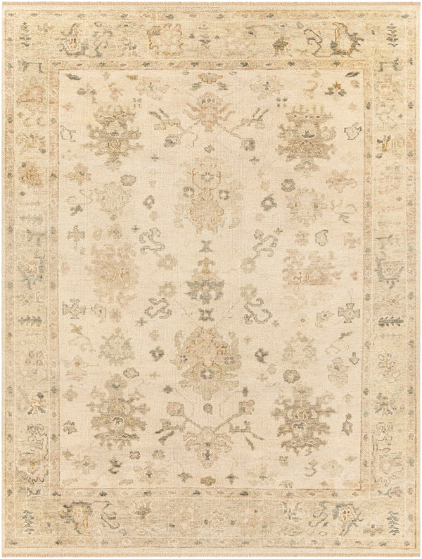 Biscayne BSY-2312 Traditional NZ Wool Rug BSY2312-913 Beige, Khaki, Taupe, Mustard, Medium Gray 100% NZ Wool 9' x 13'