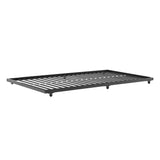 Walker Edison Twin Roll-Out Trundle Bed Frame - Black in Powder-Coated Steel BT40TBBL 812492011859