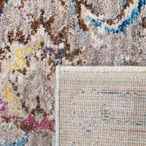 Bristol 357  Power Loomed Polyester Pile Rug Grey / Ivory