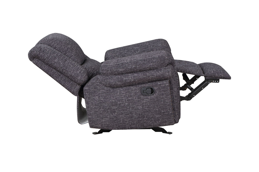 Porter Designs Socorro Gliding Contemporary Recliner Gray 03-201-17-7626