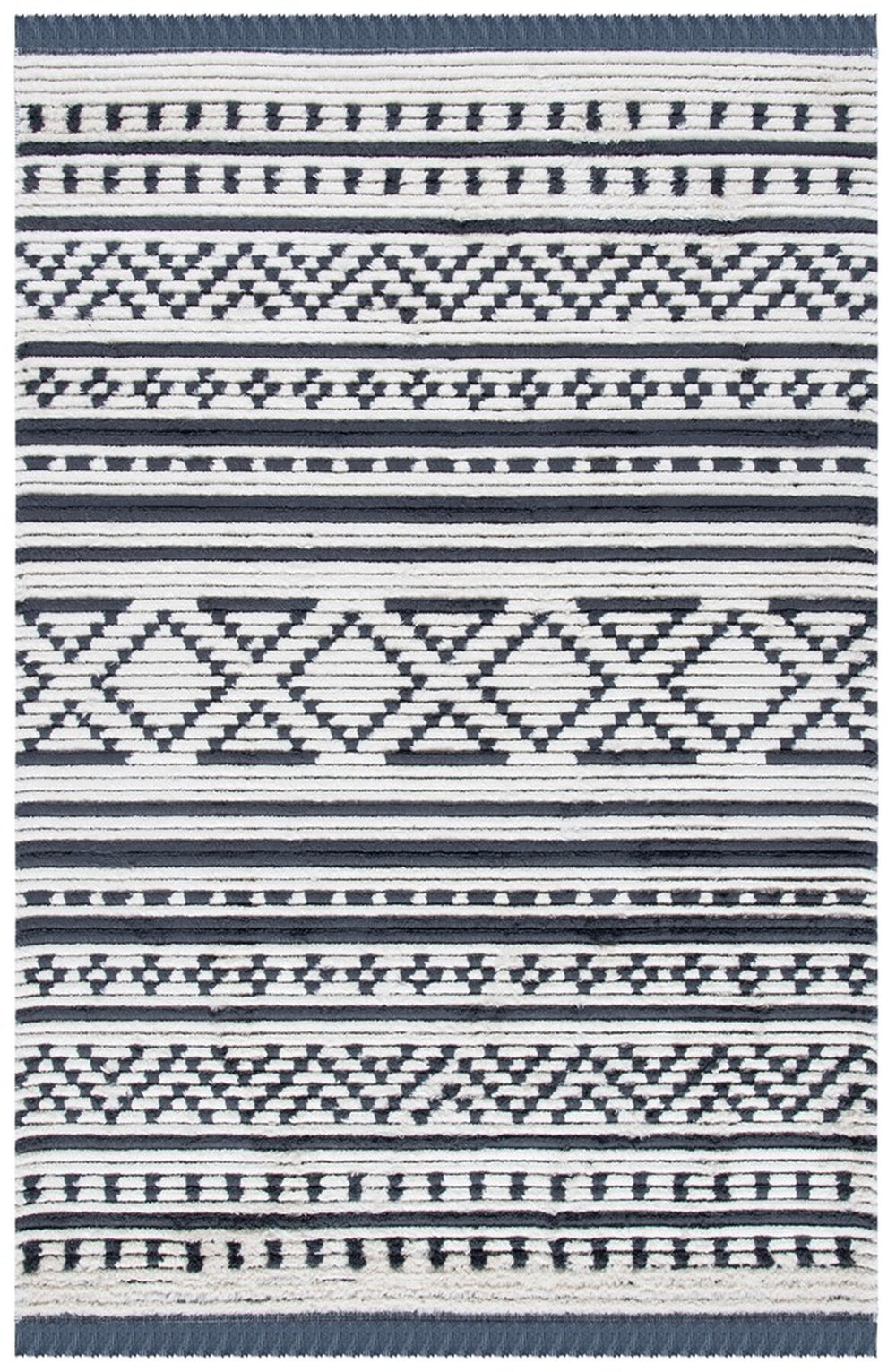 Safavieh Burko 226 Power Loomed 43% Polyester/39% Jute/18% Cotton Rug BUR226A-9