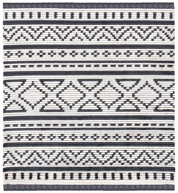 Safavieh Burko 226 Power Loomed 43% Polyester/39% Jute/18% Cotton Rug BUR226A-9