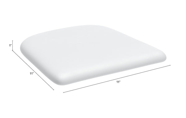 Zuo Modern Elio 100% Leather, Foam Modern Commercial Grade Cushions White 100% Leather, Foam