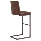 Ronan Leatherette Bar Stool - Set of 2