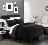 Alligator Black Queen 3pc Comforter Set