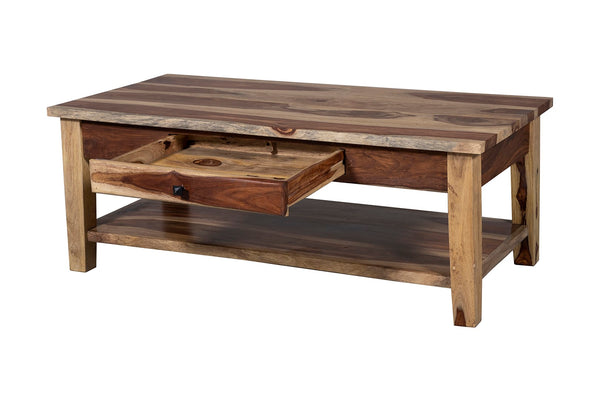 Porter Designs Taos Solid Sheesham Wood Natural Coffee Table Natural 05-196-01-9011N