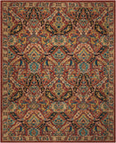 Nourison Nourison 2020 NR205 Persian Machine Made Loomed Indoor Area Rug Terracotta 5'3" x 7'5" 99446363336