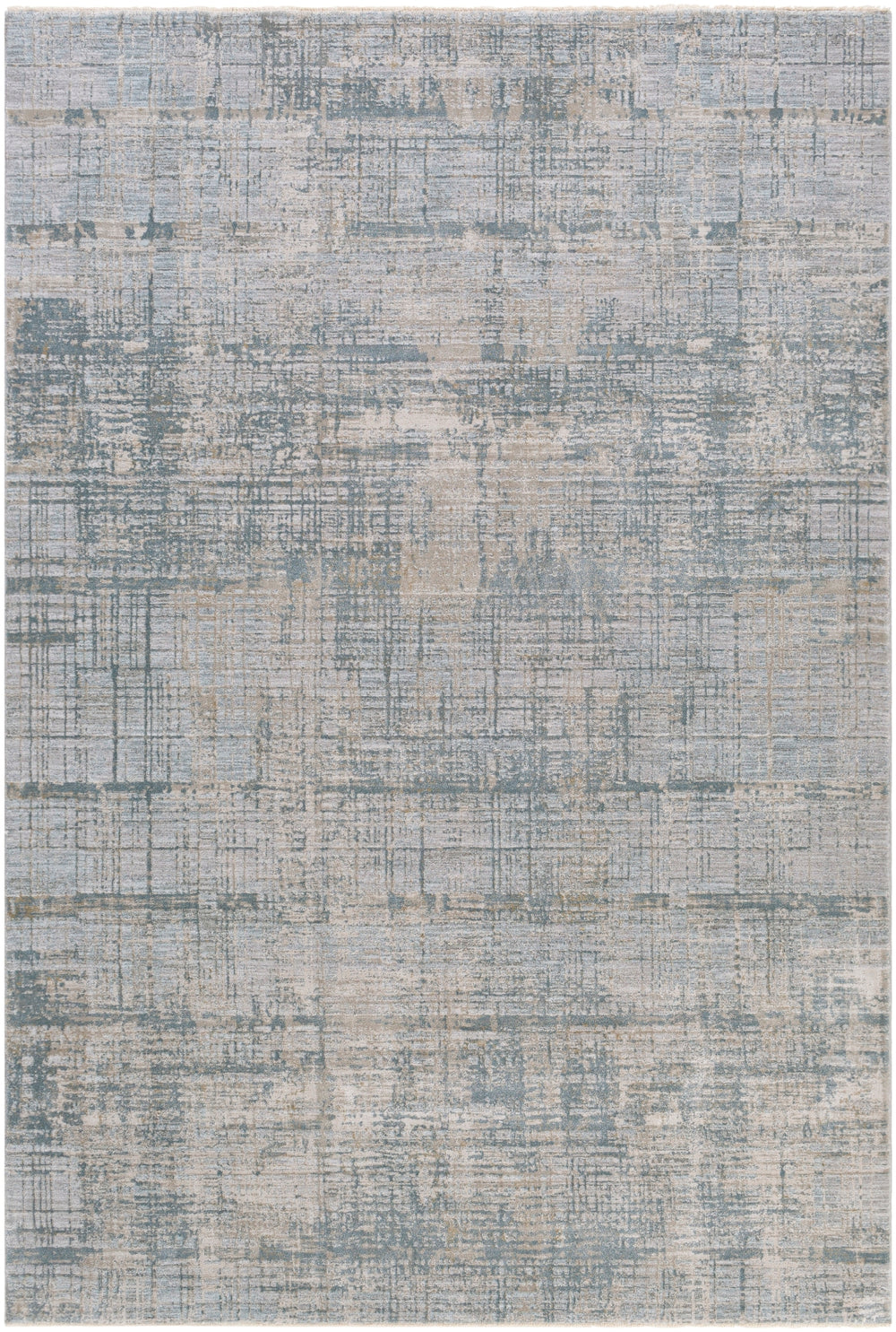 Brunswick BWK-2301 Modern Polyester, Polypropylene Rug BWK2301-9122 Sage, Light Gray, White, Ice Blue, Olive, Teal, Khaki 50% Polyester, 50% Polypropylene 9' x 12'2"