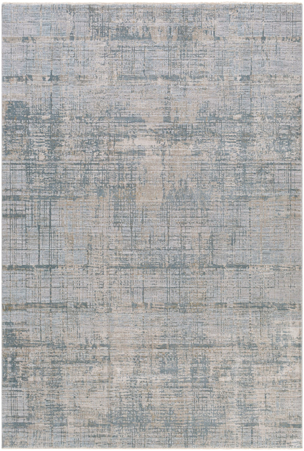 Brunswick BWK-2301 Modern Polyester, Polypropylene Rug BWK2301-9122 Sage, Light Gray, White, Ice Blue, Olive, Teal, Khaki 50% Polyester, 50% Polypropylene 9' x 12'2"