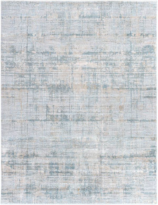 Brunswick BWK-2301 Modern Polyester, Polypropylene Rug BWK2301-710103 Sage, Light Gray, White, Ice Blue, Olive, Teal, Khaki 50% Polyester, 50% Polypropylene 7'10" x 10'3"